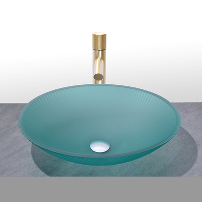 500*360*155mm 45mmの排水孔の冷却ガラスシンク