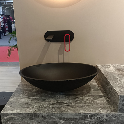 500*360*155mm 温熱ガラスシンク 清掃が簡単 溢れ出がない