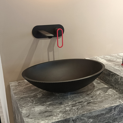 500*360*155mm 温熱ガラスシンク 清掃が簡単 溢れ出がない