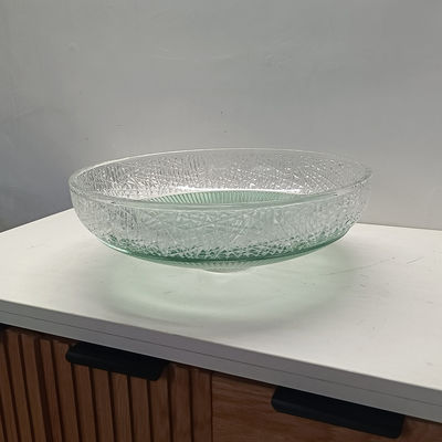 滑らかな仕上げ ガラス容器盆 現代的なデザイン 穴のない水槽の設置